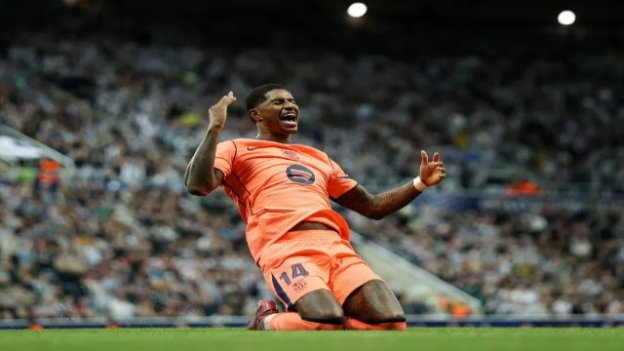 Marcus Rashford Bersinar di Barcelona